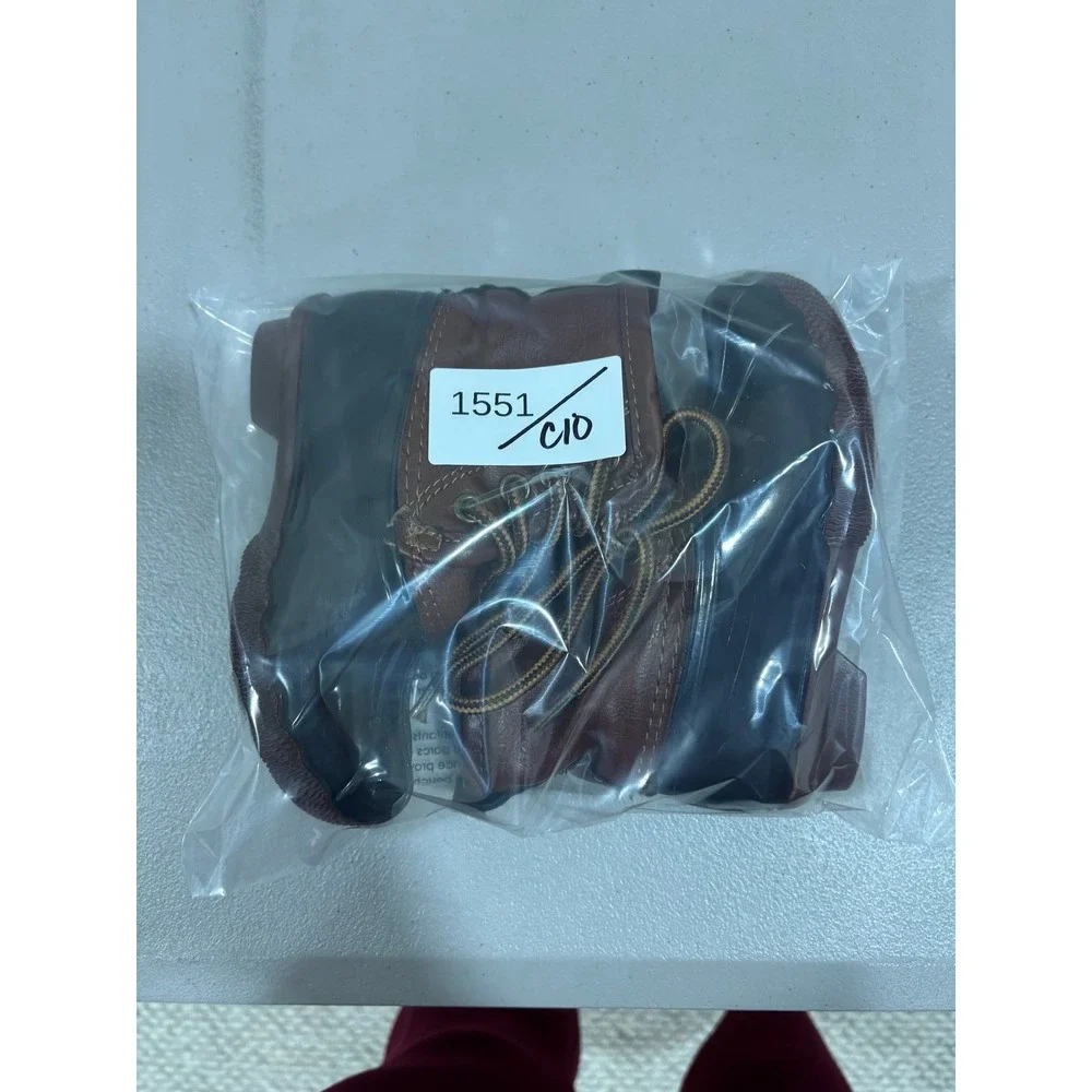 Josmo 8 Brown Black Duck Boots Kids Toddler Casual Vintage Waterproof‎ Shoes